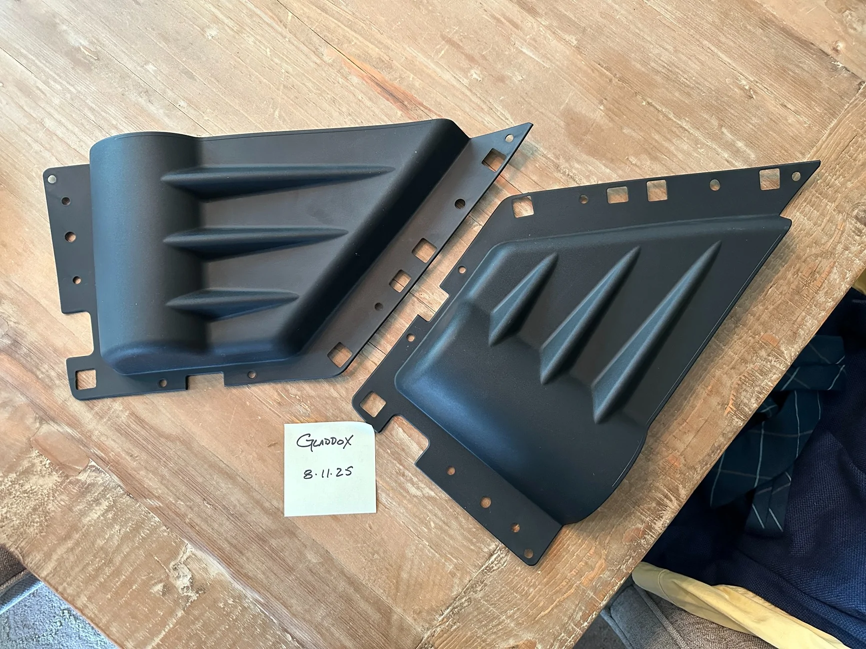 Ford Bronco Front Door TPE Storage Pockets w/ Cup Holders TPE Door Pockets