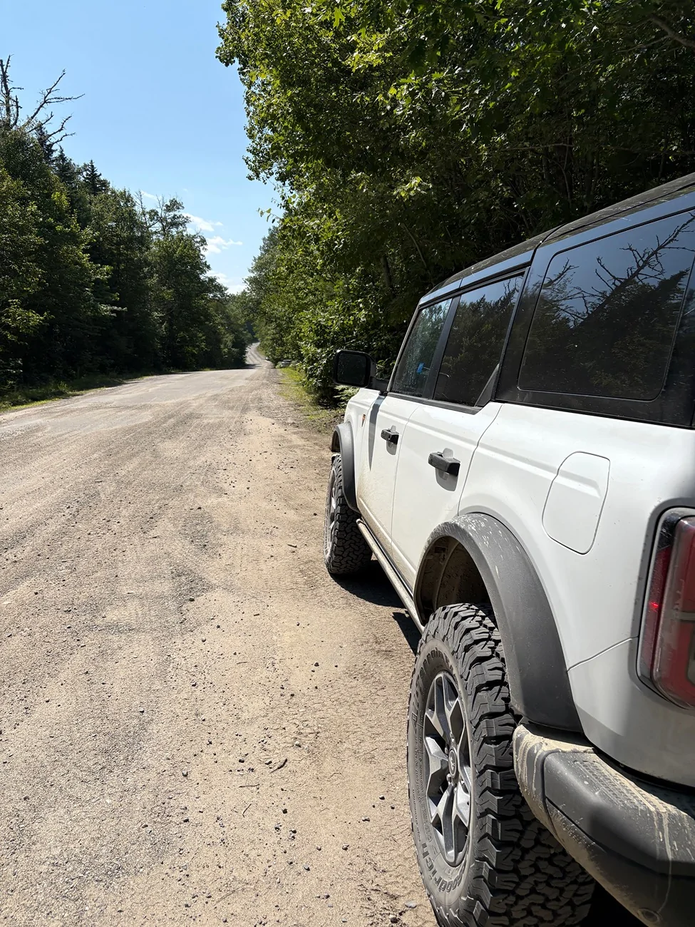 Ford Bronco Recommend tire pressure for logging roads? IMG_3822