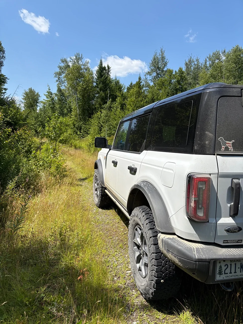 Ford Bronco Recommend tire pressure for logging roads? IMG_3802