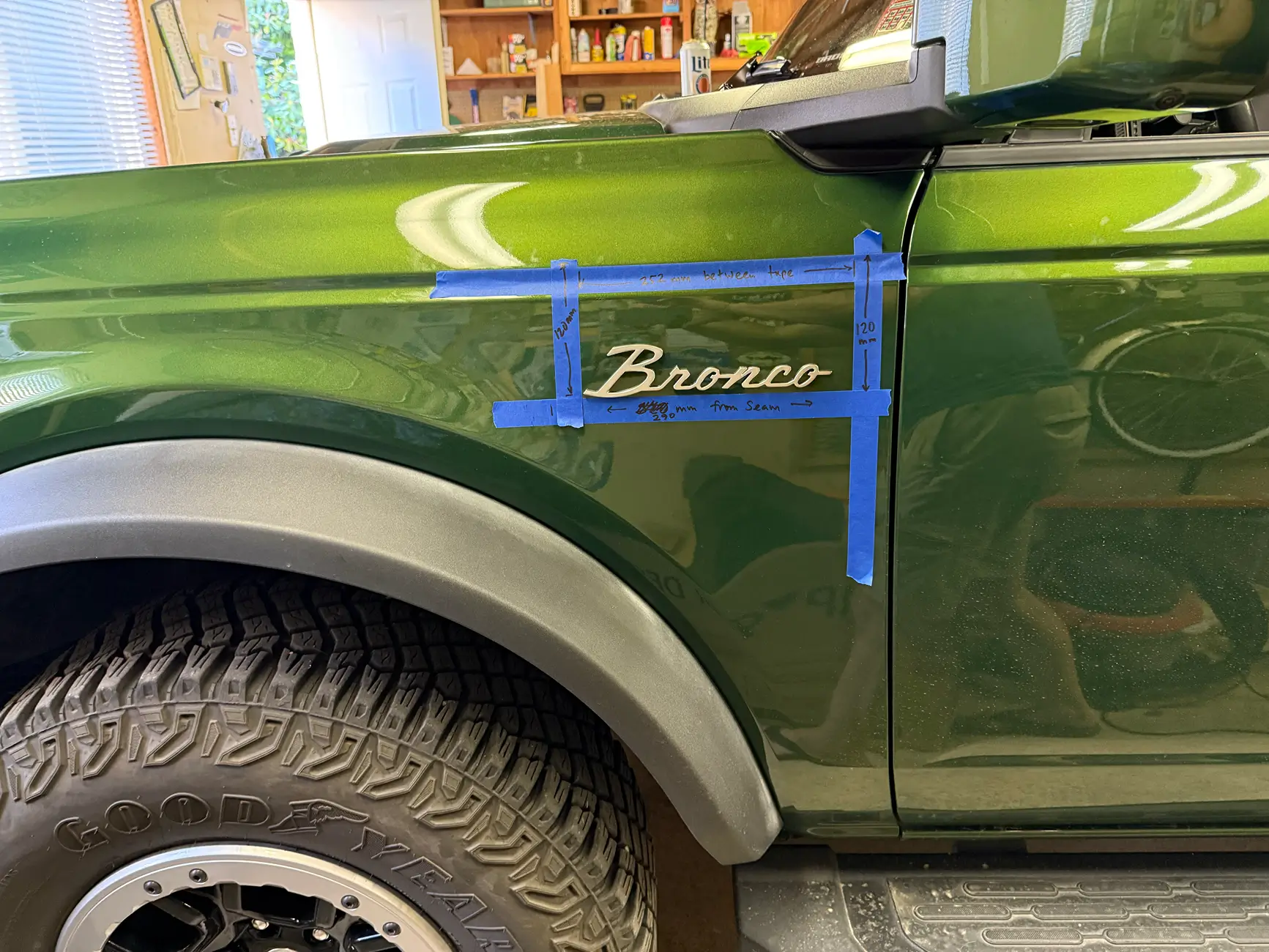 Ford Bronco Making my own retro Bronco script emblem template tempImagePW5hE