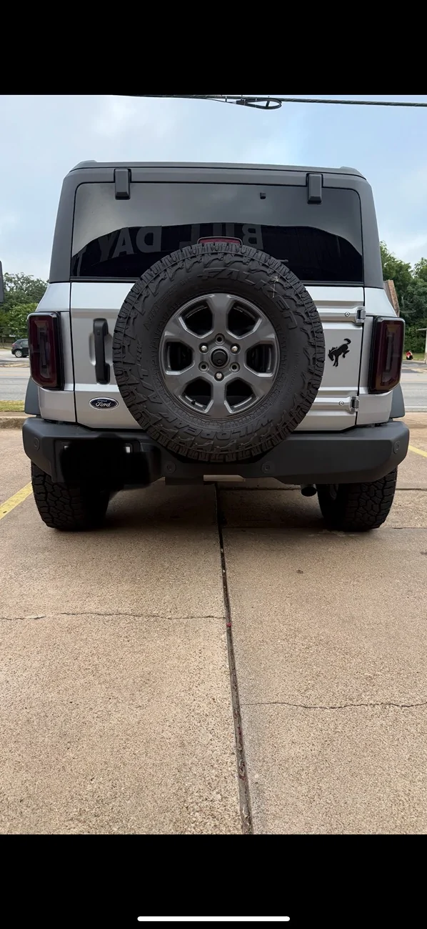 Ford Bronco Iconic Silver Paint Thread IMG_3546