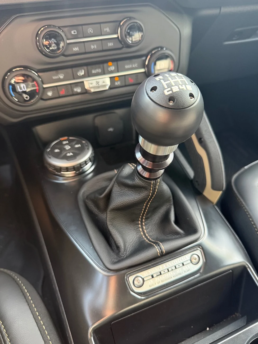 Ford Bronco Shift Knob and Boot ideas IMG_4078