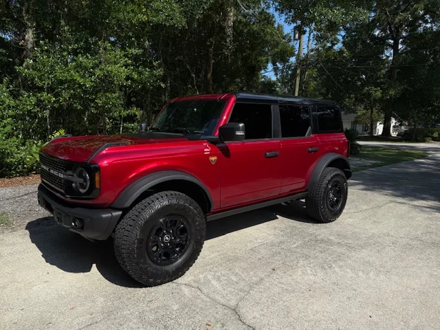 Ford Bronco RUBY RED Bronco Club bronco