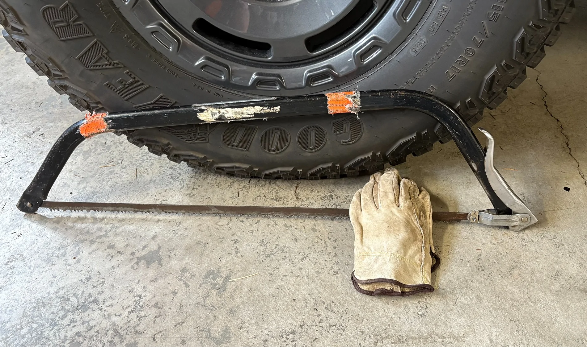 Ford Bronco Overlanding possiblity saw n gloves