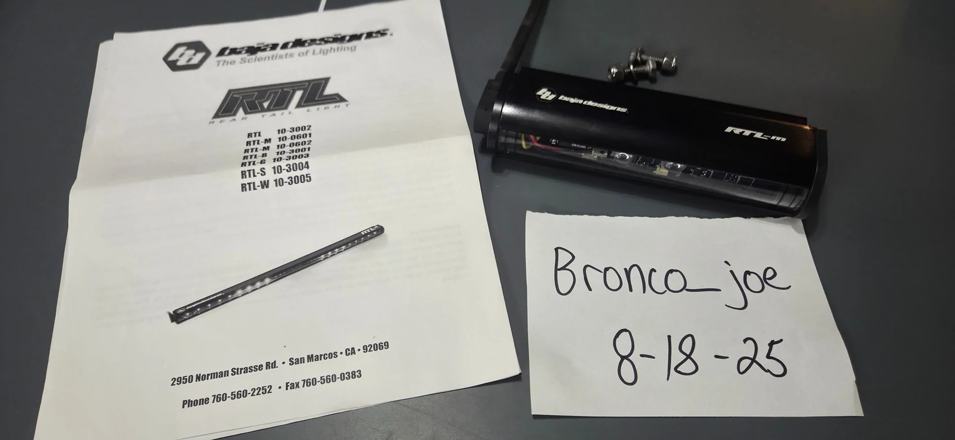 Ford Bronco Baja Designs mini rear light bar 20250818_111905