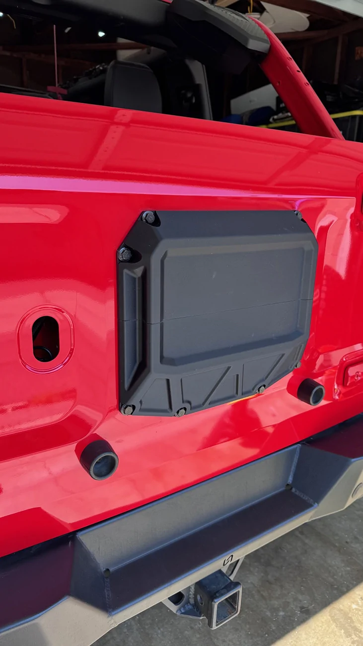 Ford Bronco My wildly overkill License Plate Bracket/Spare Tire Delete Project (Update 12.8.25) bracket 2