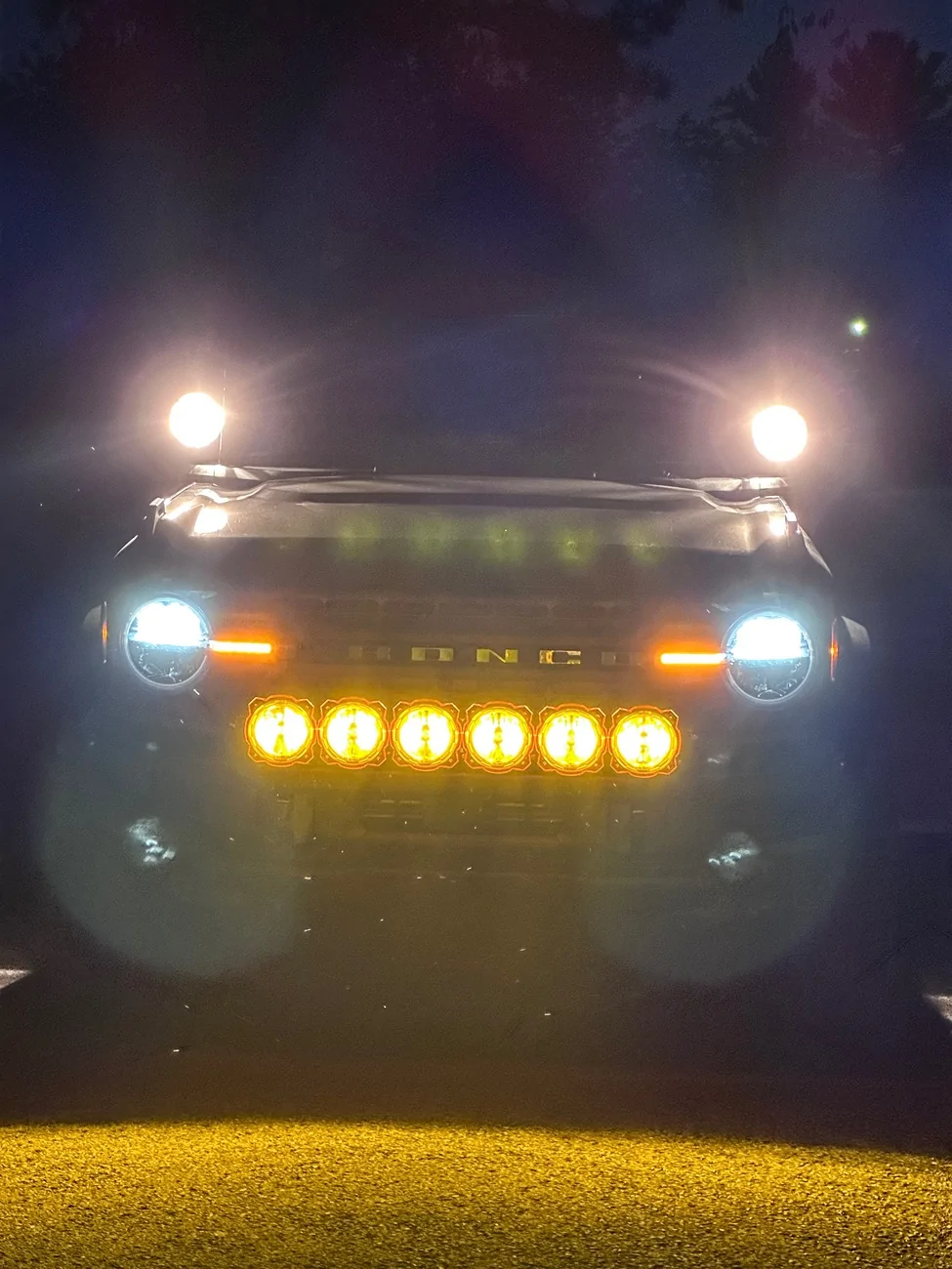 Ford Bronco Ditch Lights - Large vs. Small IMG_2762