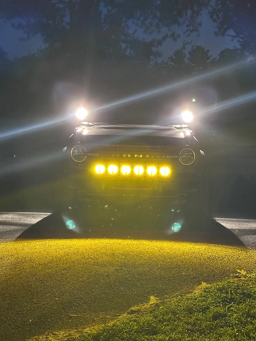 Ford Bronco Ditch Lights - Large vs. Small IMG_2760