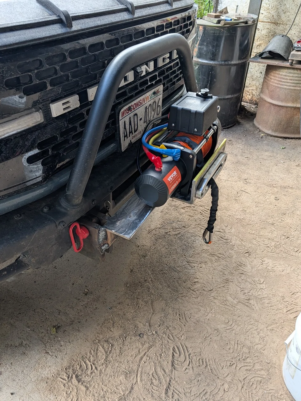 Ford Bronco My Removable Winch Mount Getting Close! PXL_20250824_171752975