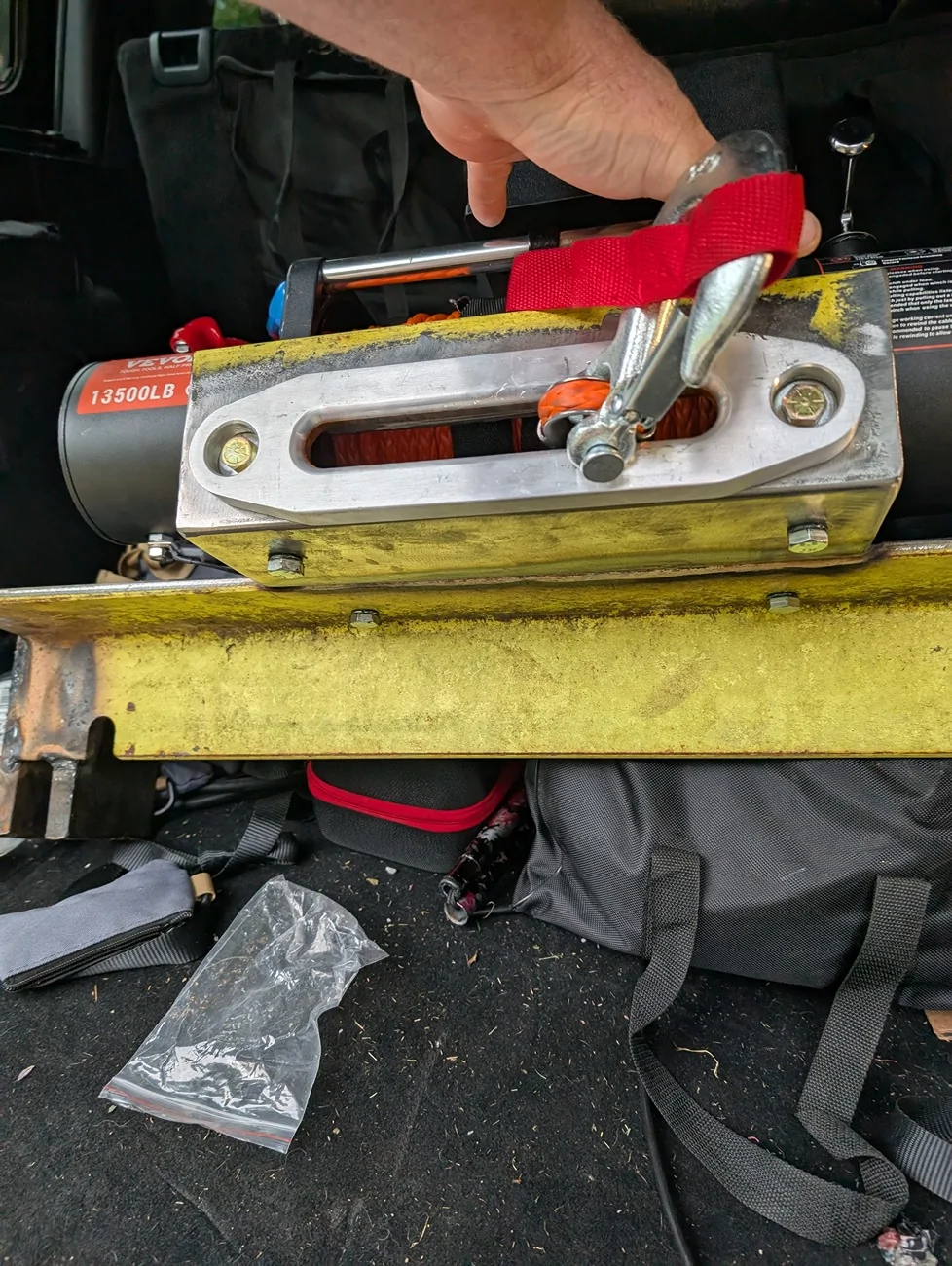 Ford Bronco My Removable Winch Mount Getting Close! PXL_20250824_234558460