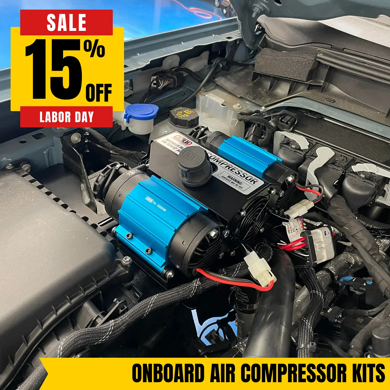 Ford Bronco ARB Brushless Air Compressors LD25-Box-Onboard Air Compressor Kits
