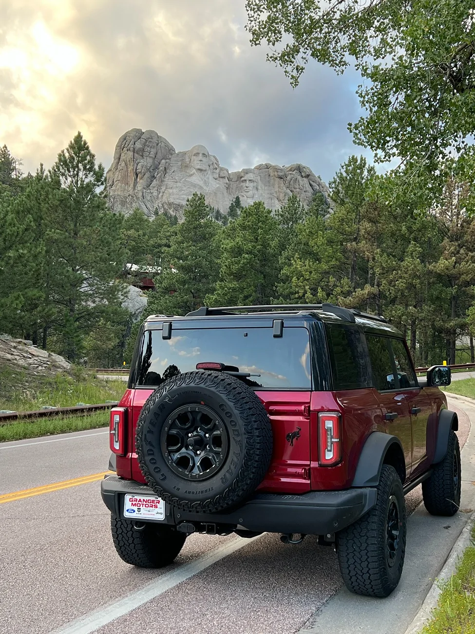Ford Bronco RUBY RED Bronco Club rushmor