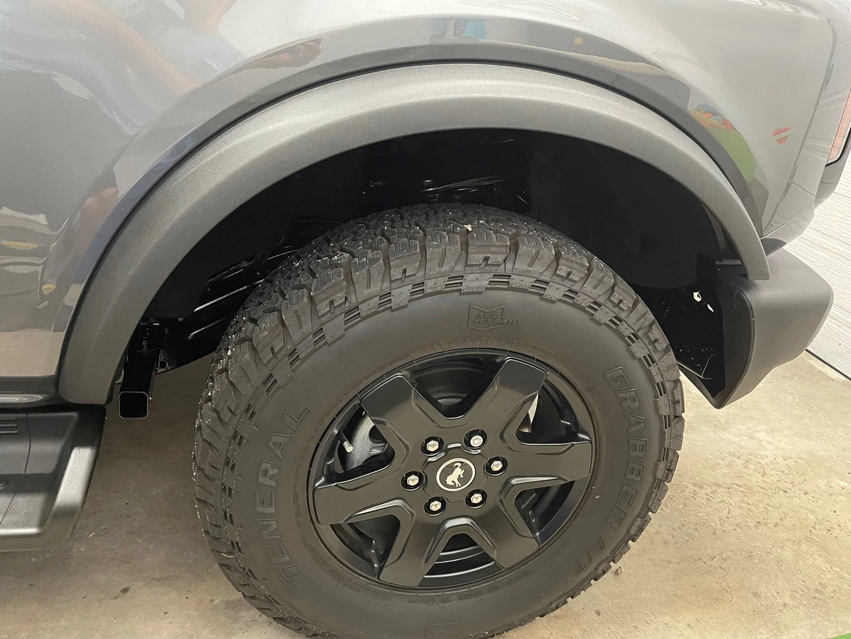 Ford Bronco Iag trail shield mudflaps + 2025 oem running board IMG_1110