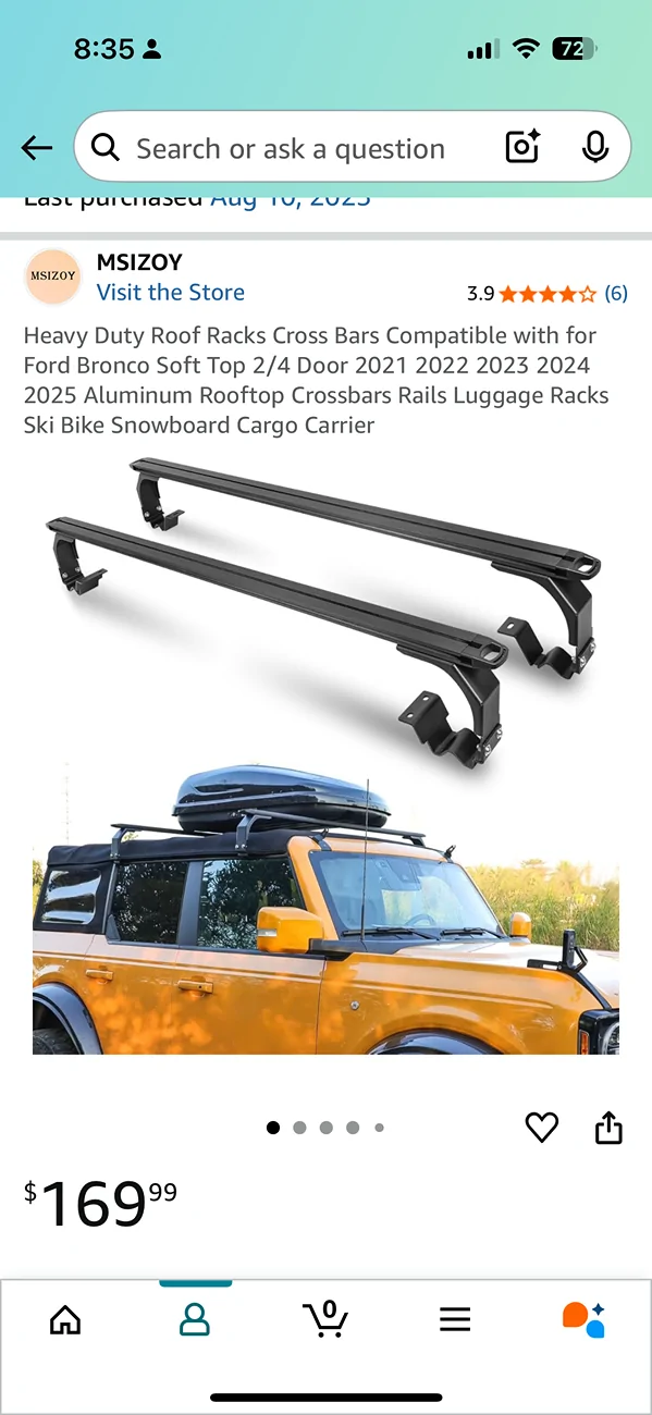 Ford Bronco Soft Top Cross Bar modification IMG_2195