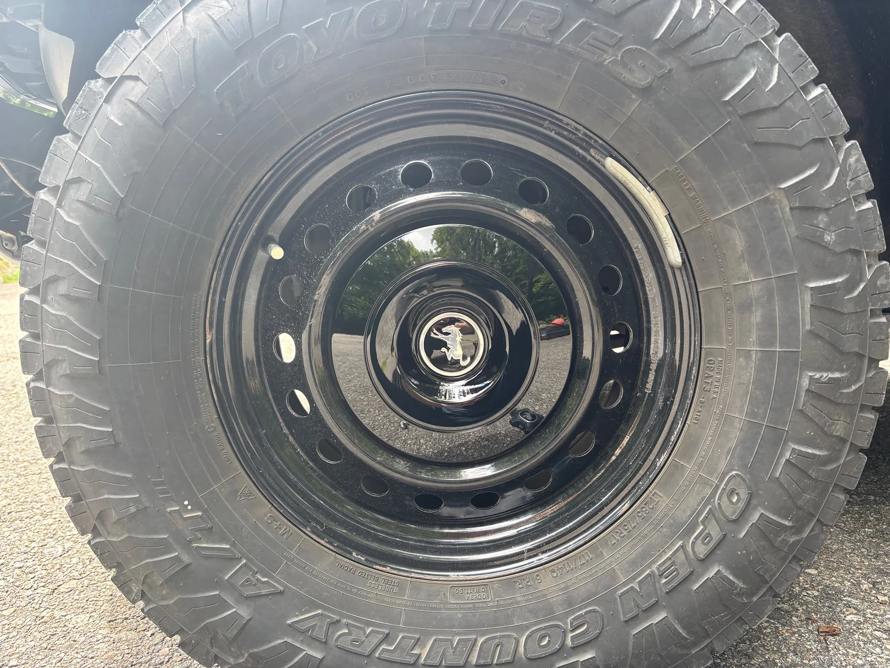 Ford Bronco Heritage Limited Edition Wheel Center Cap for Spare IMG_2555