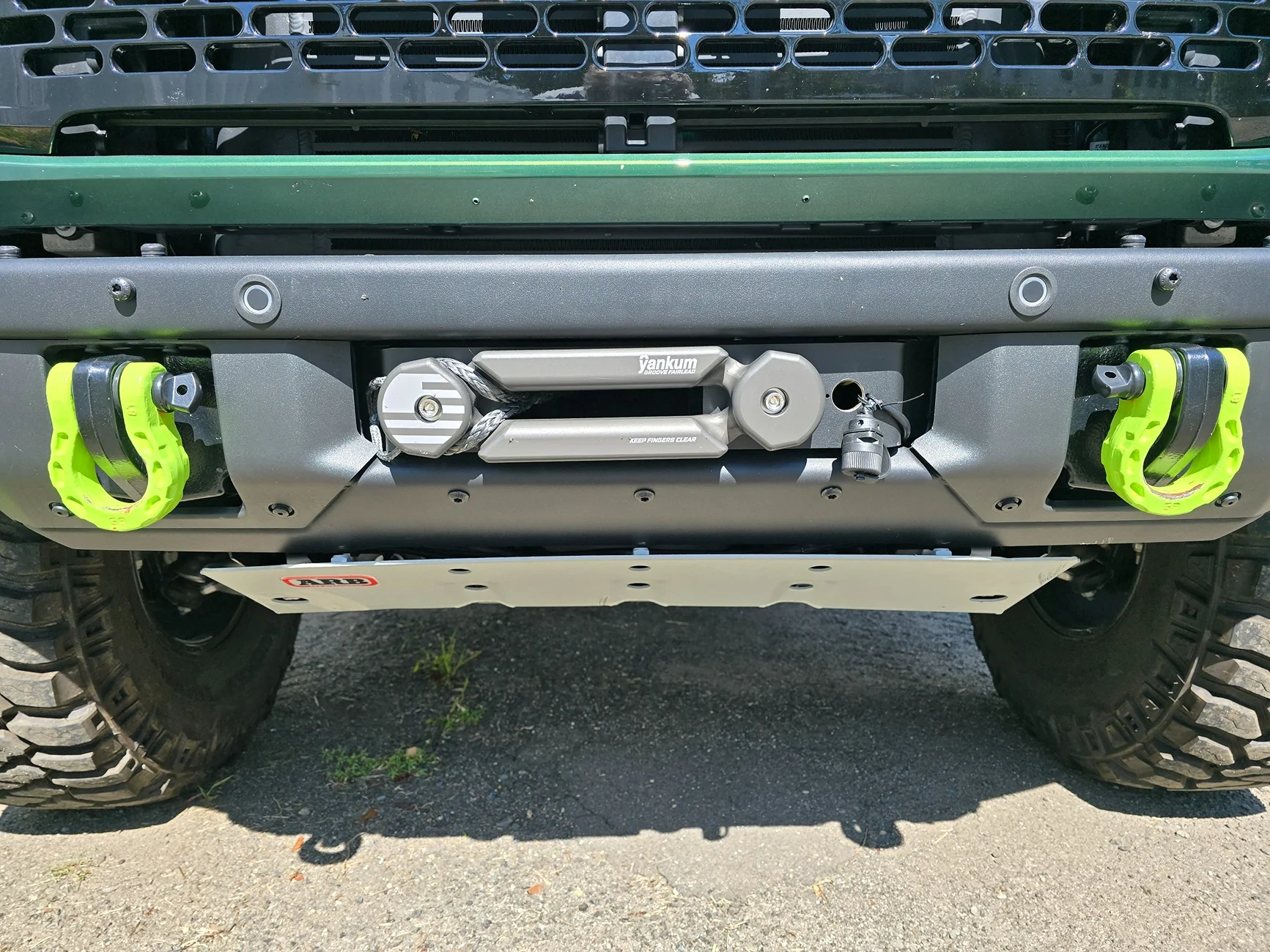 Ford Bronco Follow to my Hammer Built Hidden Winch install on my 2024 Wildtrak 20250827_143153