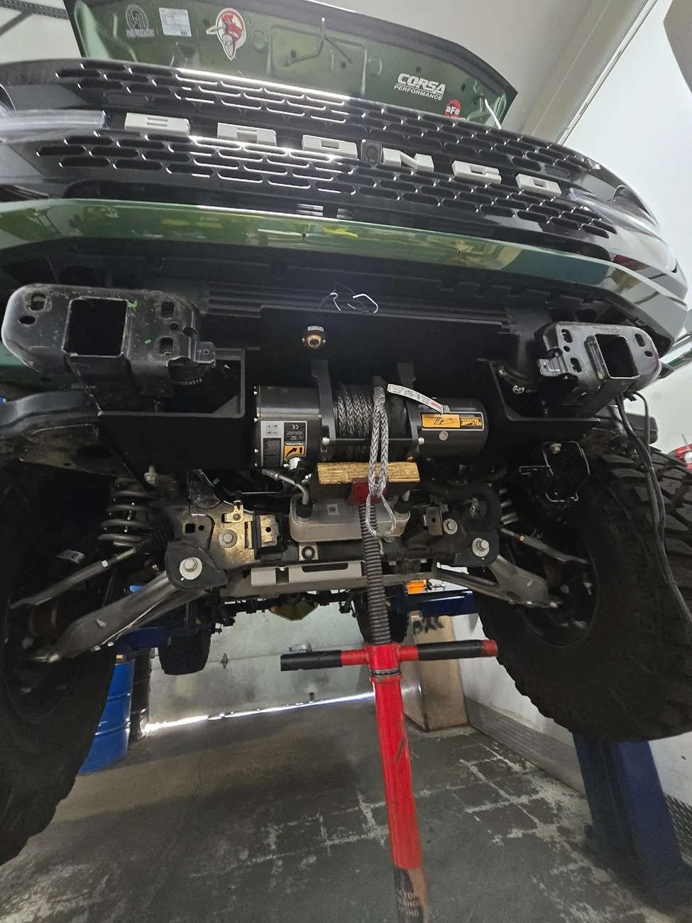 Ford Bronco Follow to my Hammer Built Hidden Winch install on my 2024 Wildtrak 20250818_154154