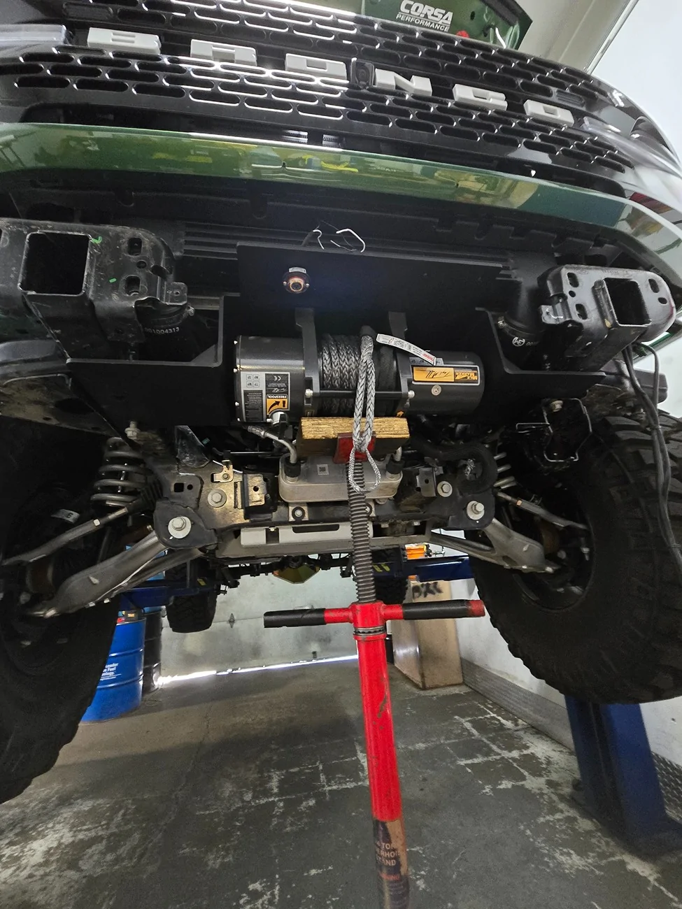 Ford Bronco Follow to my Hammer Built Hidden Winch install on my 2024 Wildtrak 20250818_154150