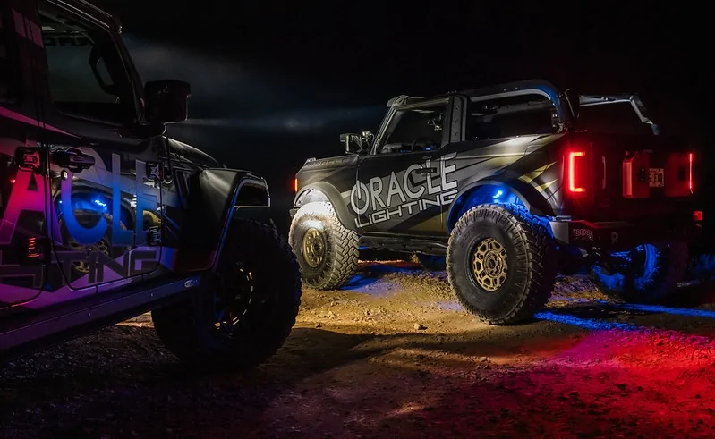 Ford Bronco Add Some Glow: Dynamic Underbody Kits ORACLE_Lighting_JT_Bronco_Lit