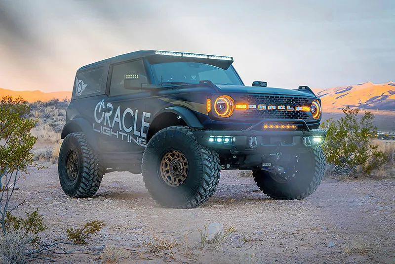 Ford Bronco Meet Oculus (Again): the Ultimate Bi-LED Headlight ORACLE_Lighting_Bronco_Mountains