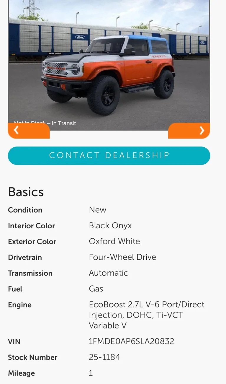 Ford Bronco Stroppe auction on Bring a Trailer IMG_8445
