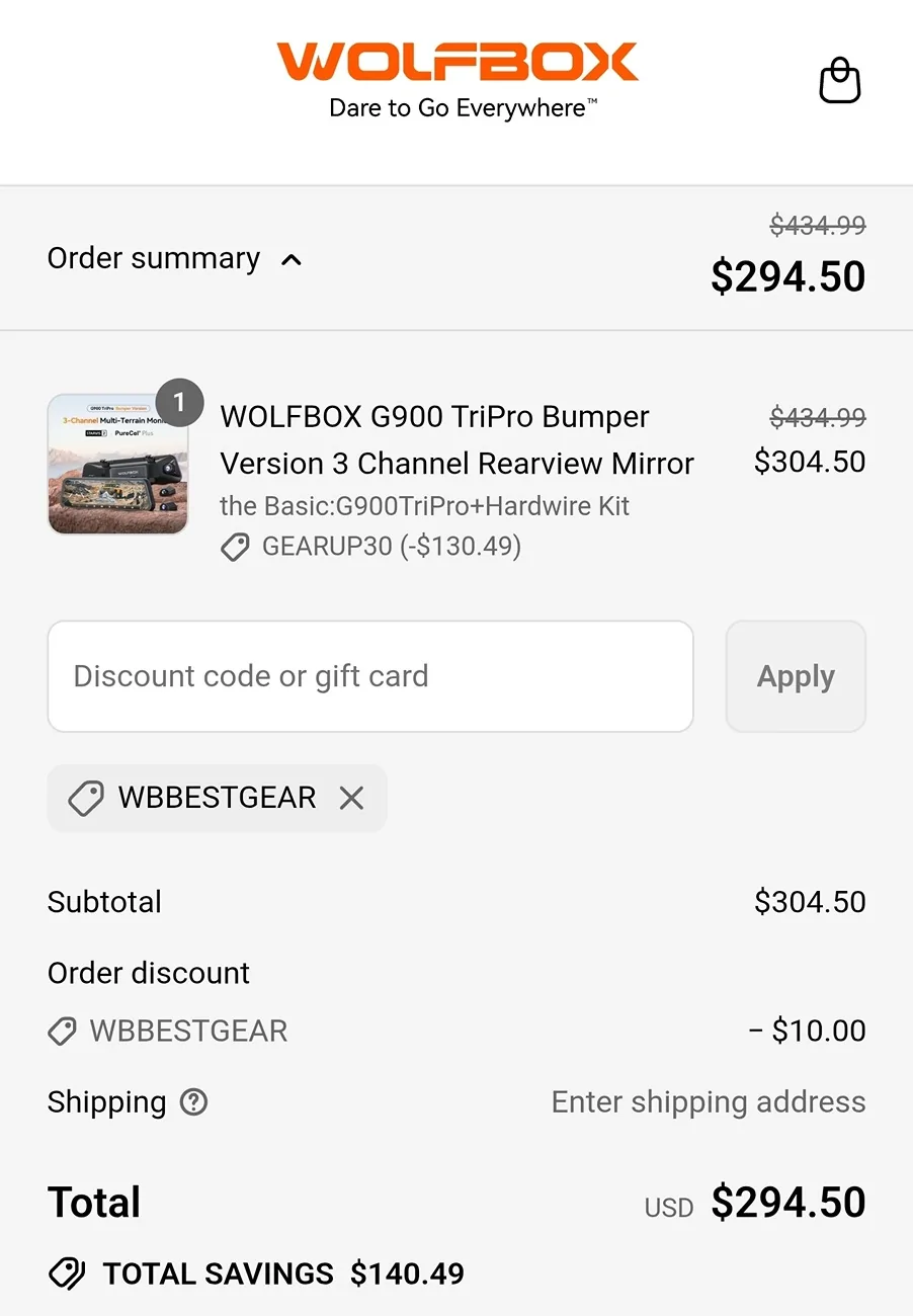 Ford Bronco Wolfbox G900 Tripro Killer Deal 1000049046