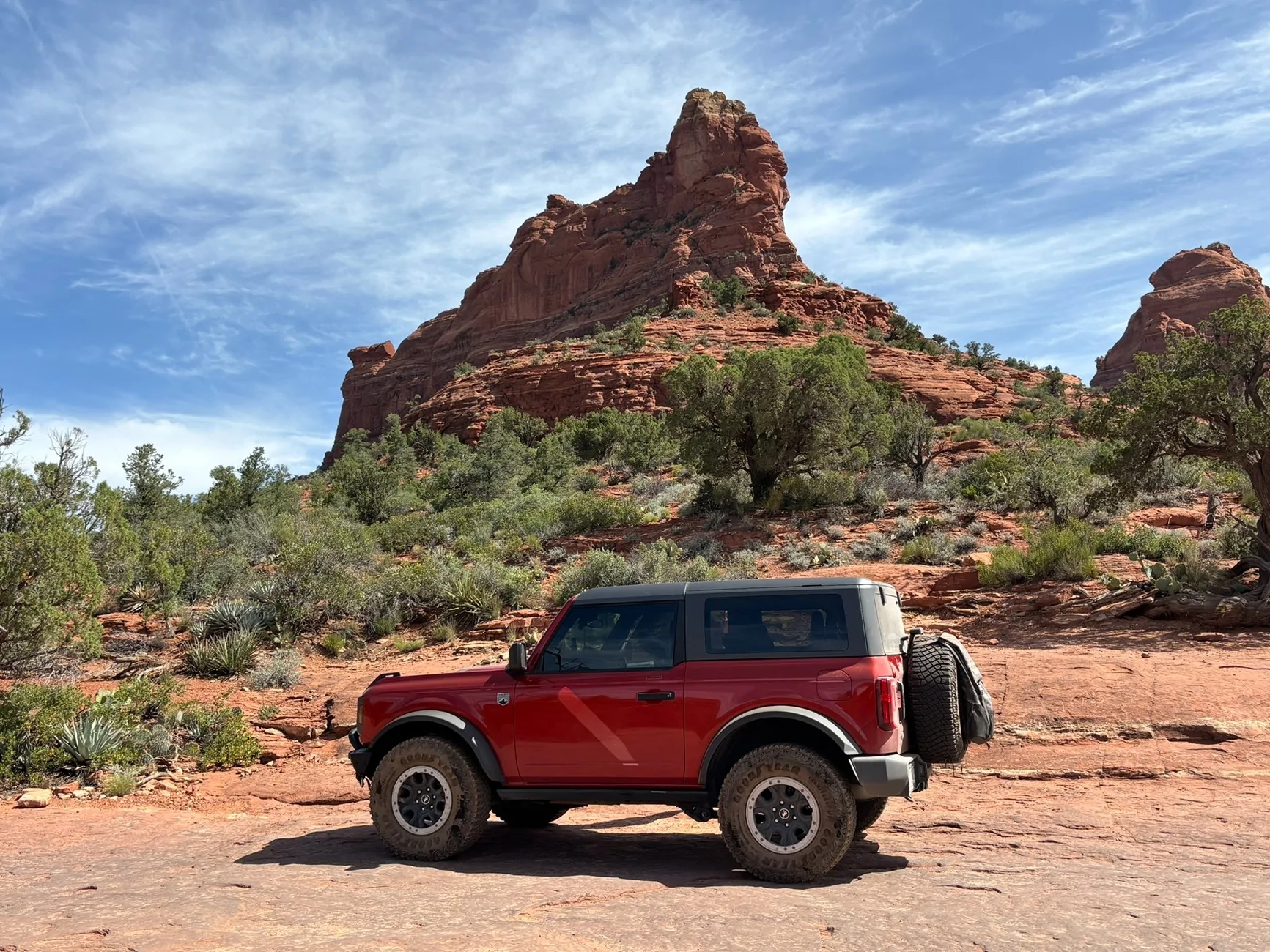 Ford Bronco BleednBlue Goes to Sedona AZ SoldiersPass