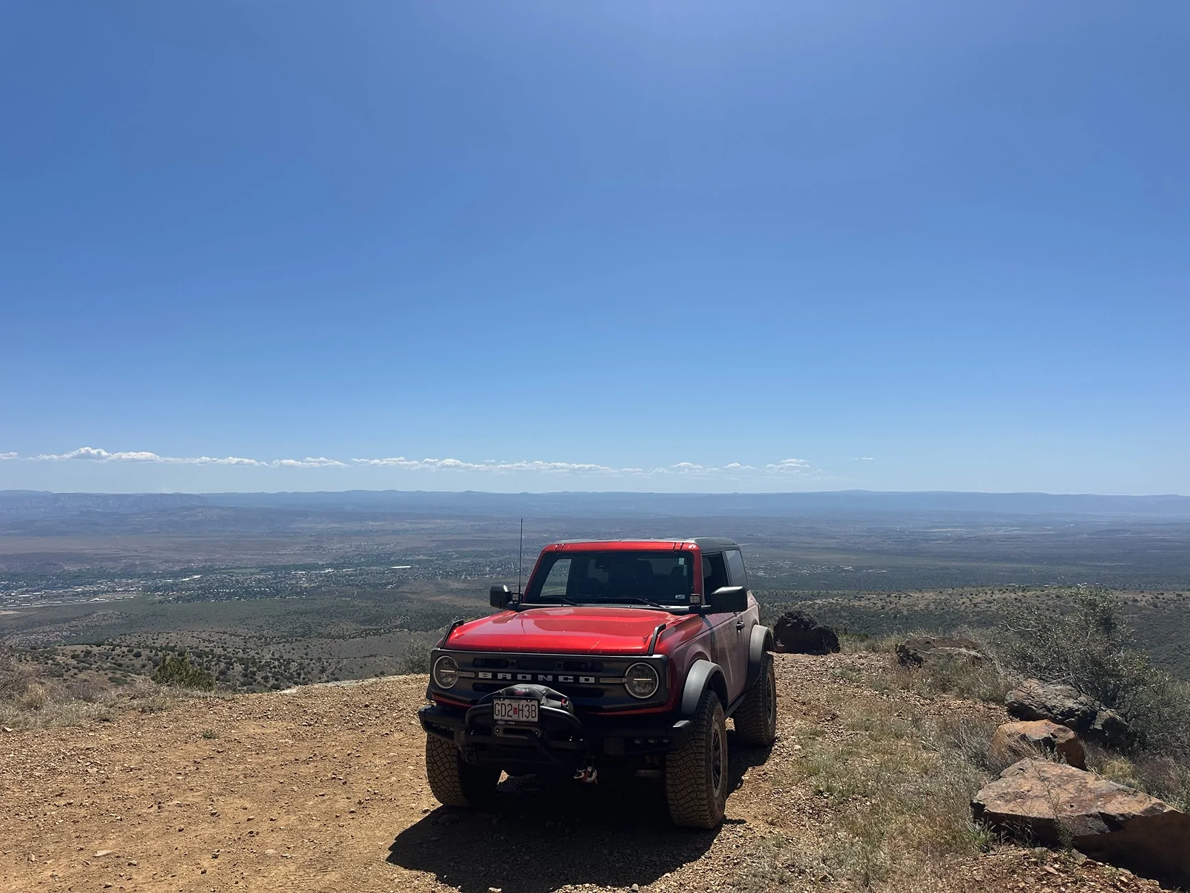 Ford Bronco BleednBlue Goes to Sedona AZ MingusMountain