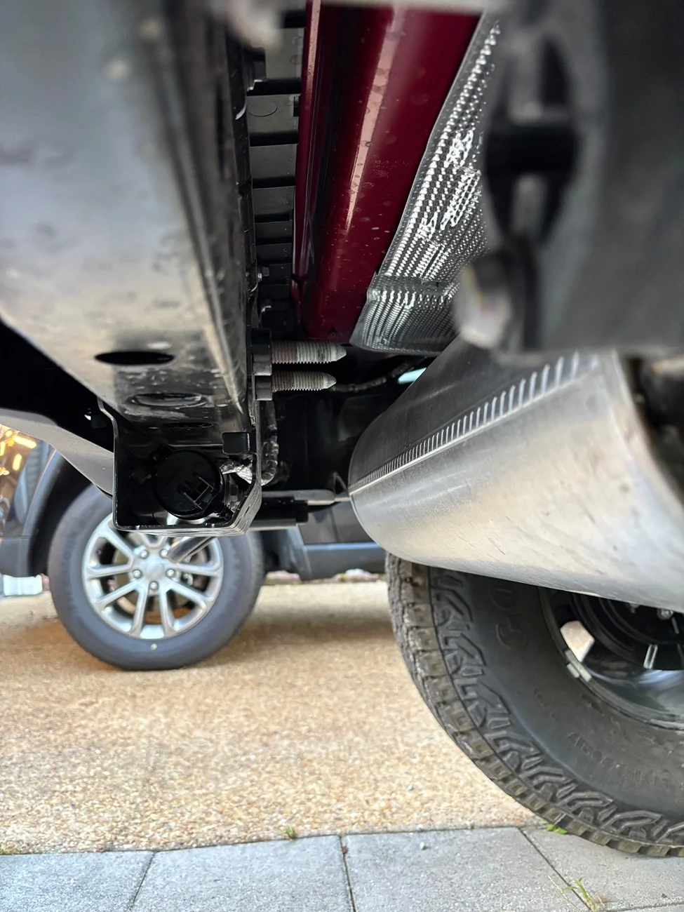 Ford Bronco Bought base model - need to install hitch - questions IMG_2885
