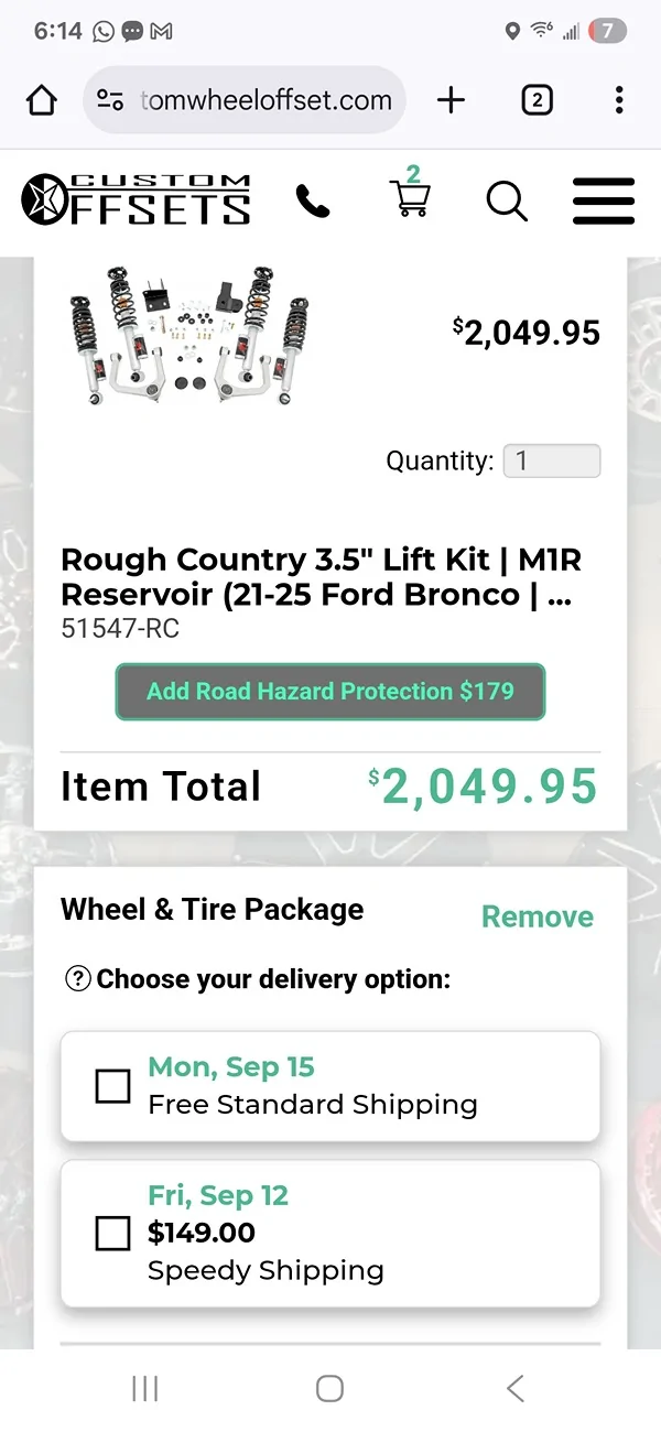 Ford Bronco ADVICE ON THIS SETUP FOR 37s! Screenshot_20250902_181422_Chrom