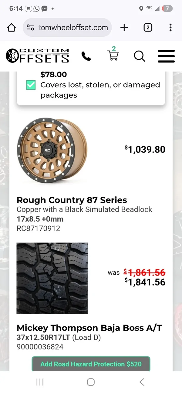 Ford Bronco ADVICE ON THIS SETUP FOR 37s! Screenshot_20250902_181431_Chrom
