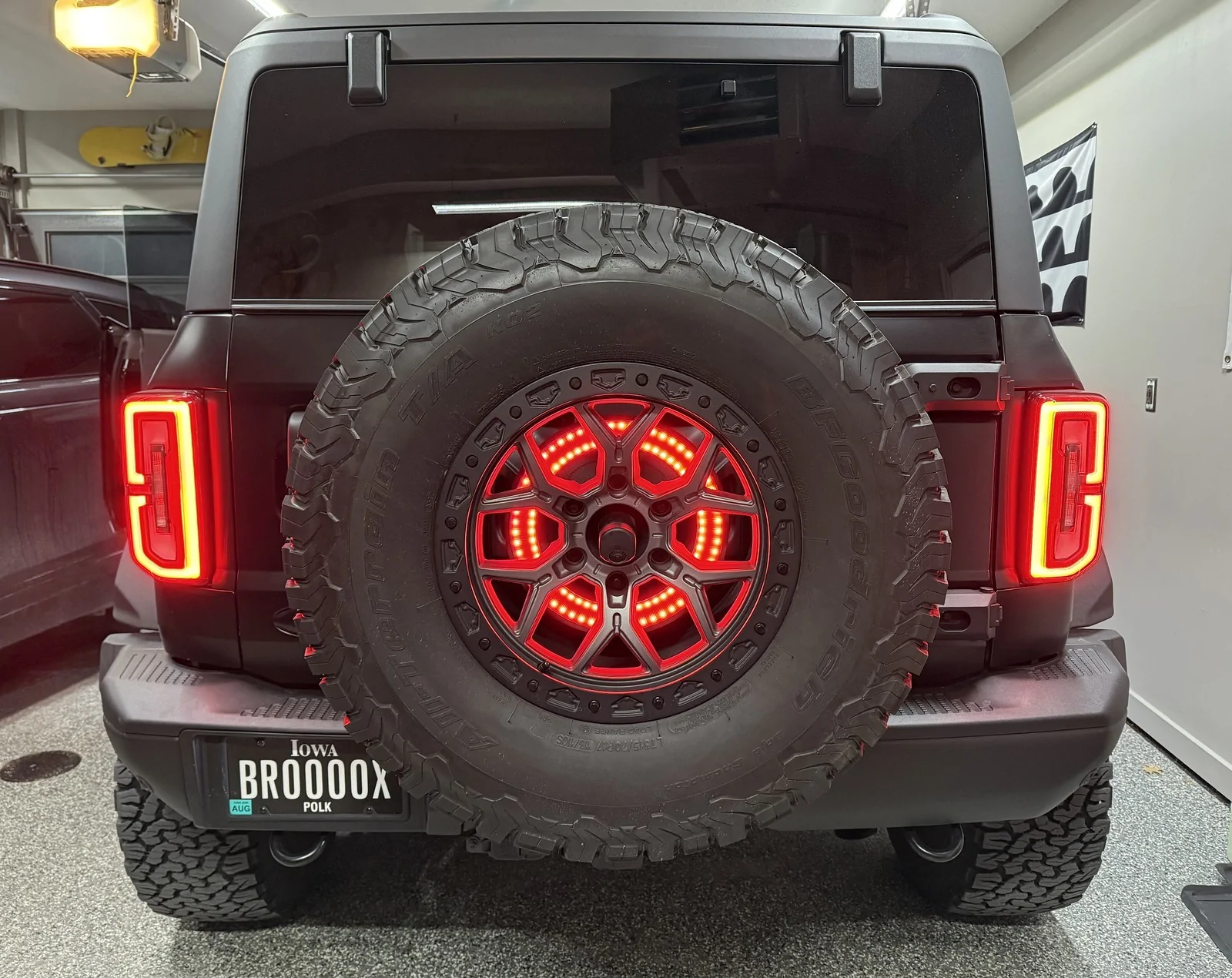 Ford Bronco Broox's Low Profile 3rd Brake Light + Chase Lights new-third-brake-light-ring-installed (1)