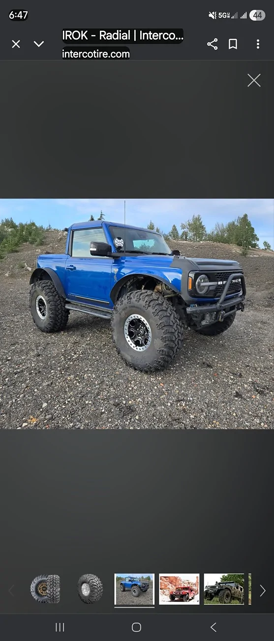 Ford Bronco Can a Sasquatch run 40s? Screenshot_20250905_184746_Chrom