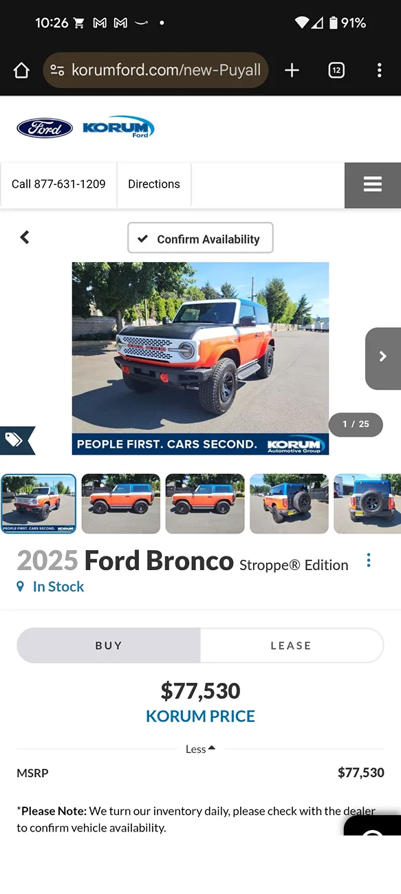 Ford Bronco Stroppe Edition Rear Sway Bar Question Screenshot_20250906-102609