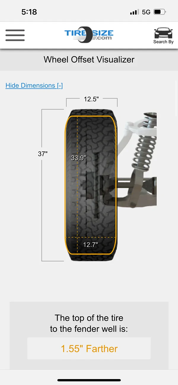 Ford Bronco BRAPTOR WHEEL OFFSET IMG_7174