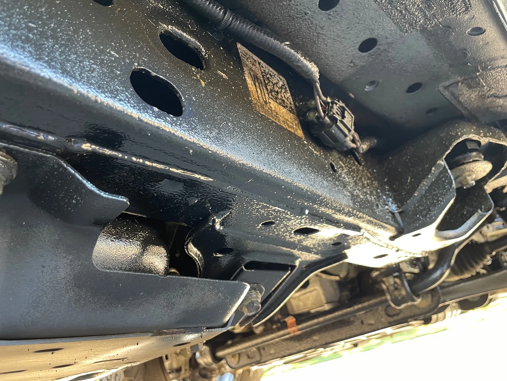 Ford Bronco Ready for salty winter w/ Blaster Shield + Fluid Film anti rust protection spray IMG_0574
