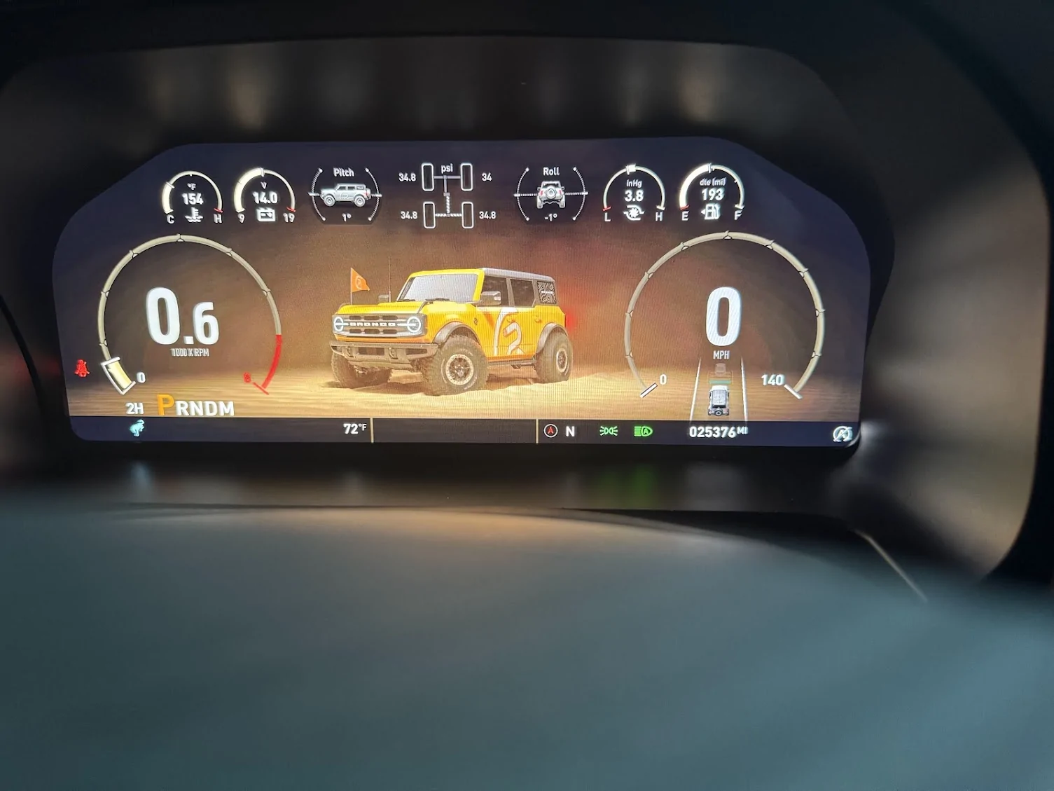 Ford Bronco Installed! Caroboter 2025 Digital Gauge Cluster for Bronco 6G 1757375671693-j
