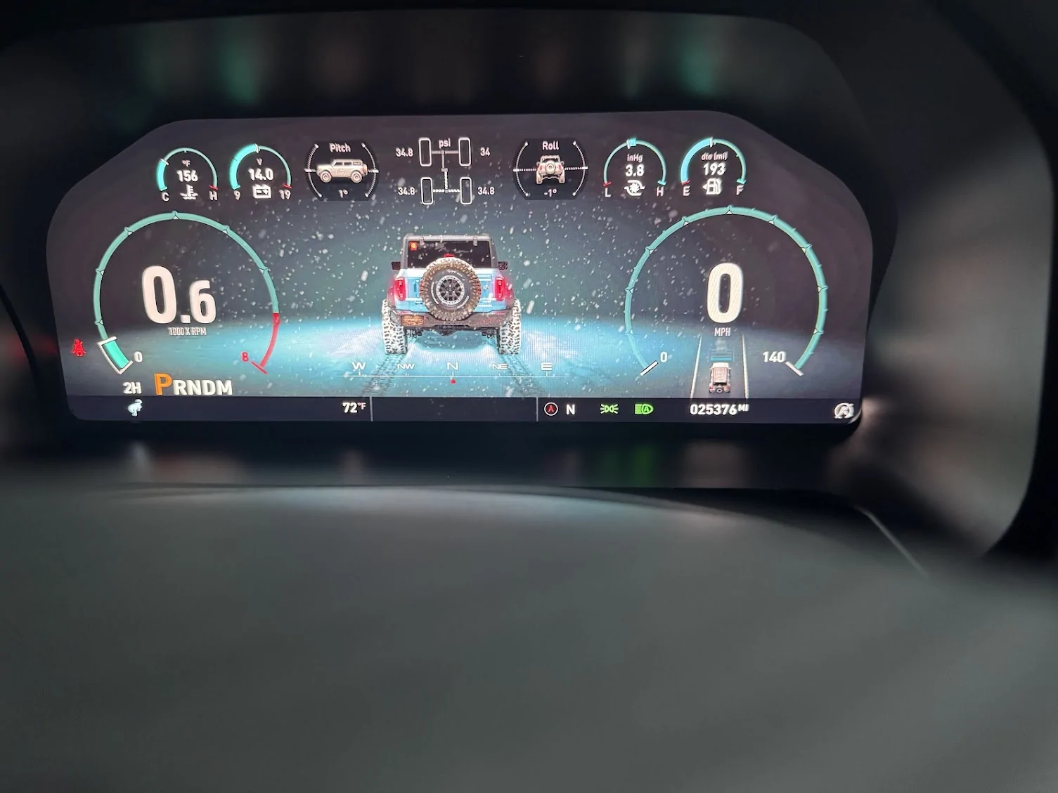 Ford Bronco Installed! Caroboter 2025 Digital Gauge Cluster for Bronco 6G 1757375737652-kt