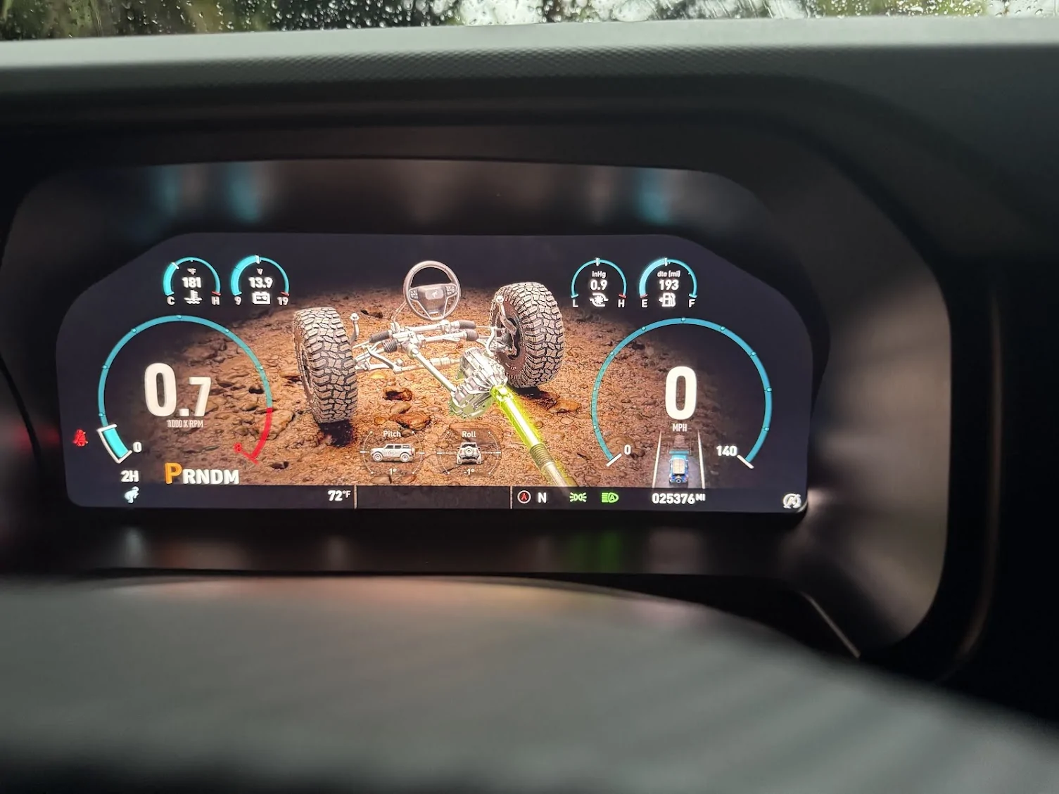 Ford Bronco Installed! Caroboter 2025 Digital Gauge Cluster for Bronco 6G 1757376343517-k3