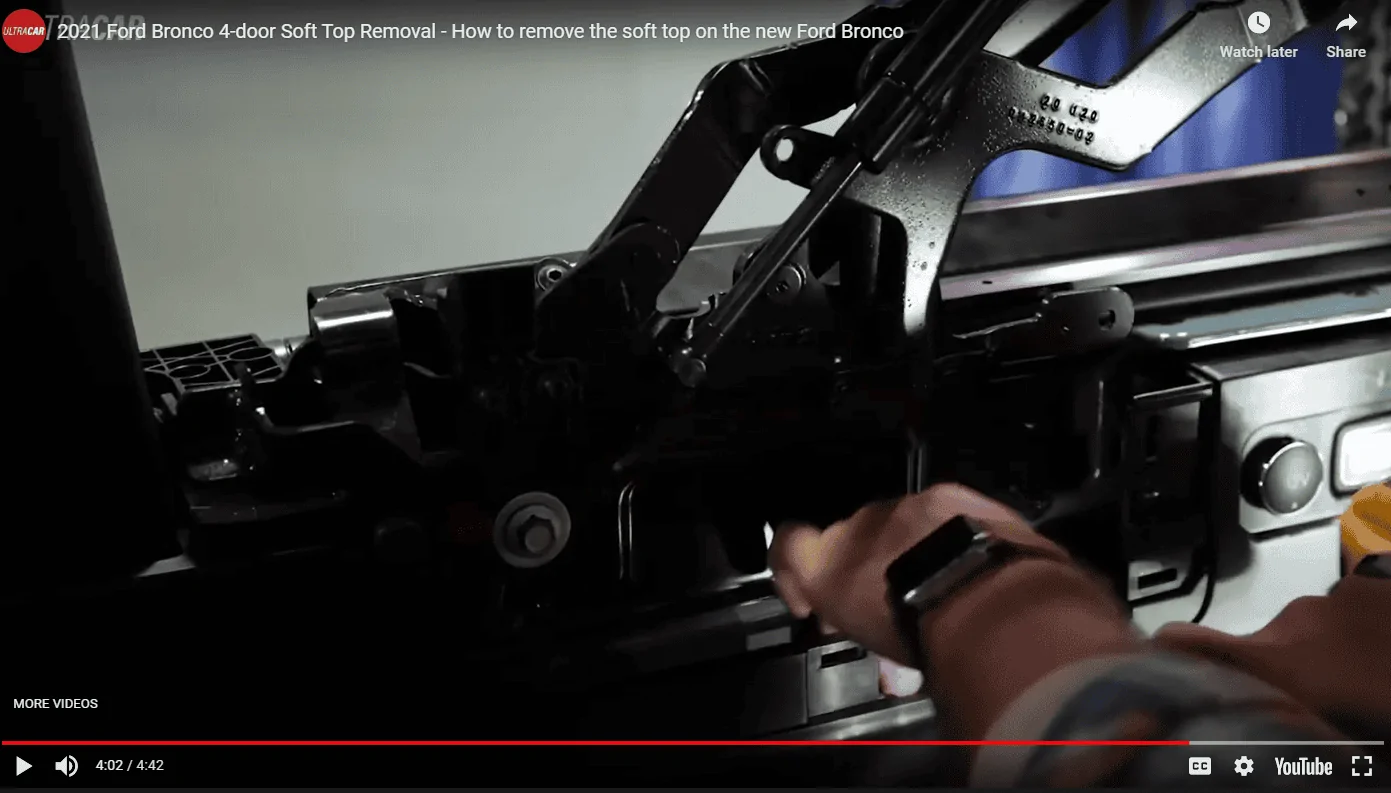 Ford Bronco Door storage with soft top? bronco soft to