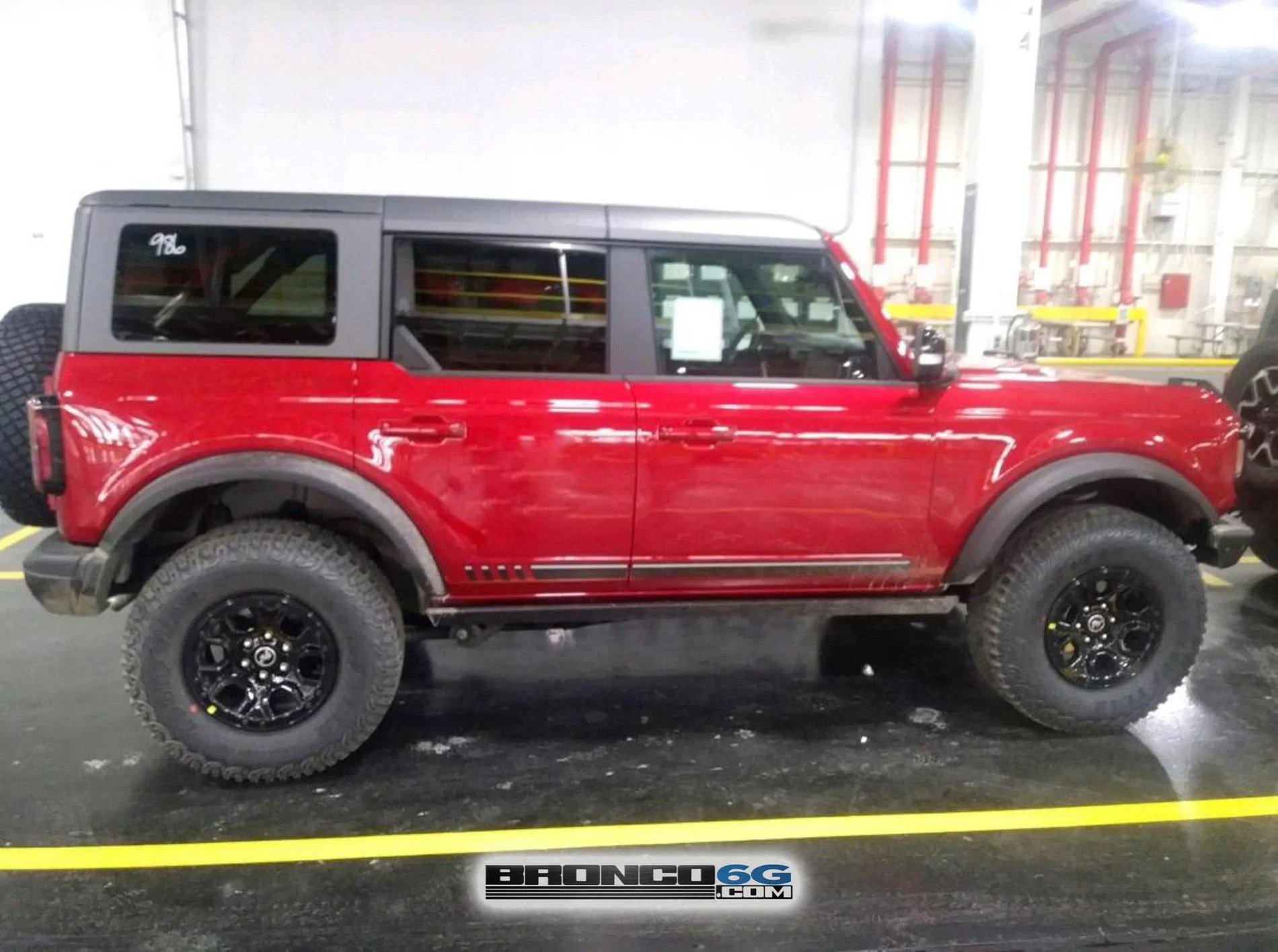 2021 Bronco Sound Deadening Headliner Rapid Red First Edition + MIC 3.webp