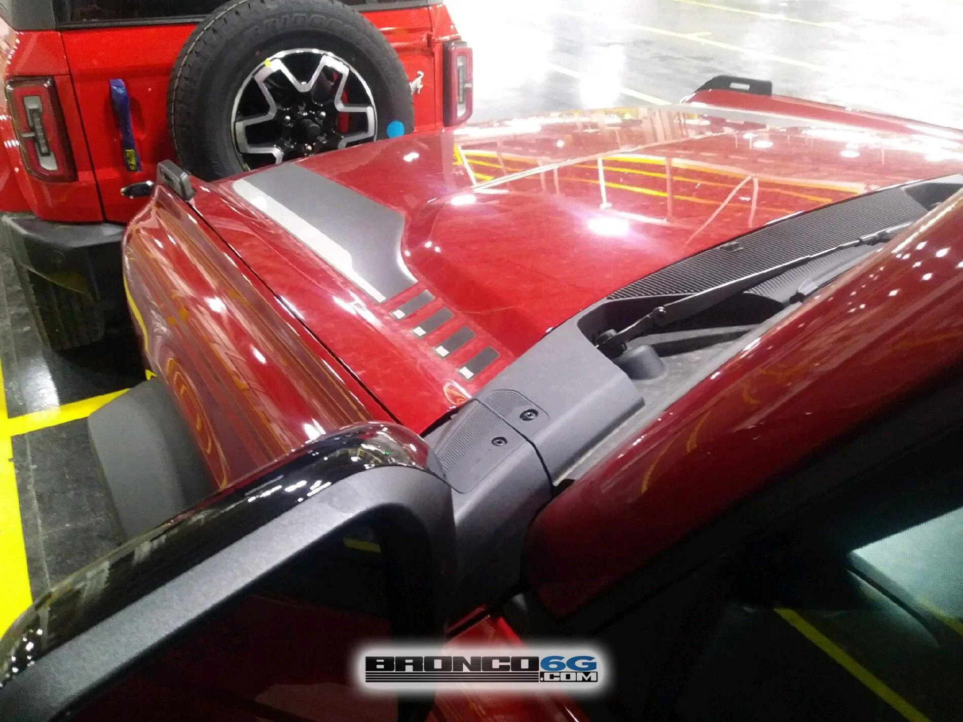 2021 Bronco Sound Deadening Headliner Rapid Red First Edition + MIC 5.webp