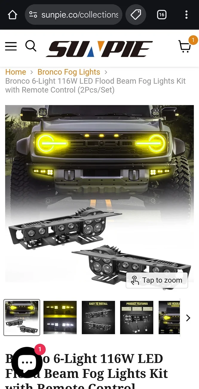 Ford Bronco New Temu modular bumper 1000011550