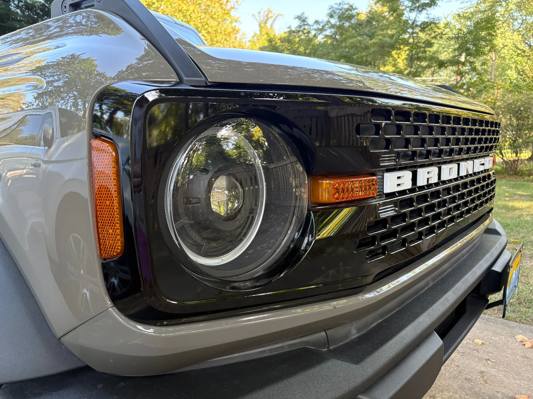 Ford Bronco Headlights on Big Bend Mid 2024 IMG_7365