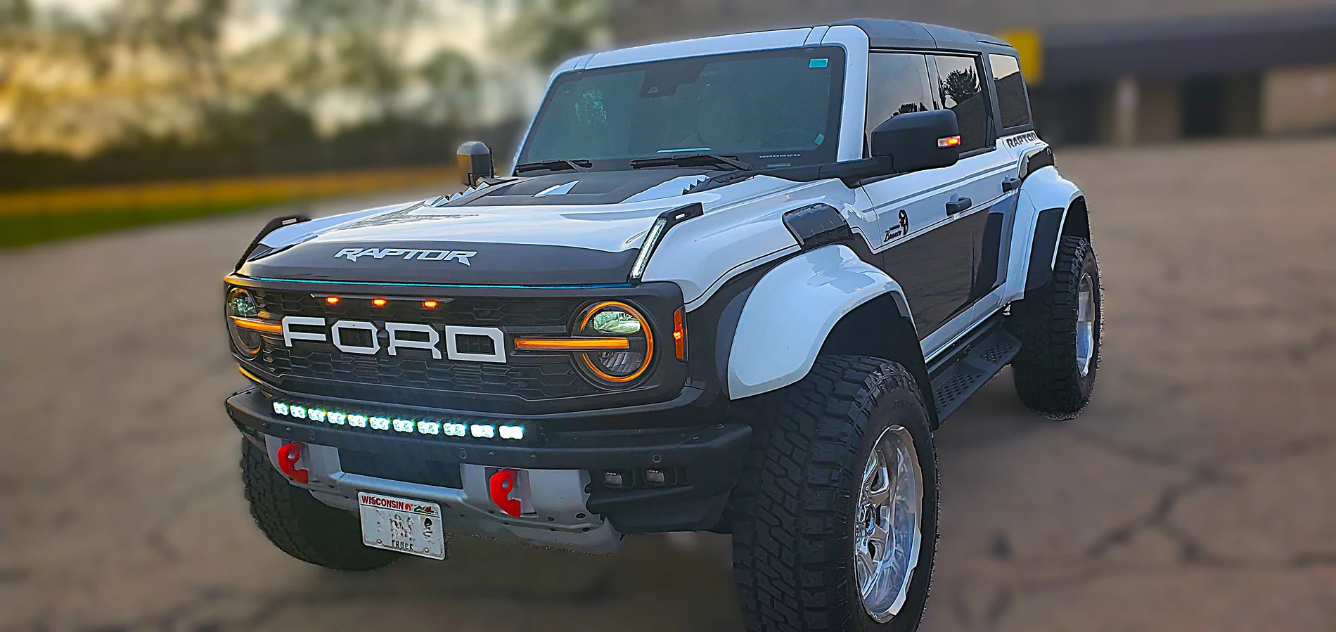 Ford Bronco Custom vinyl hood lip protection feedback 20250507_191705
