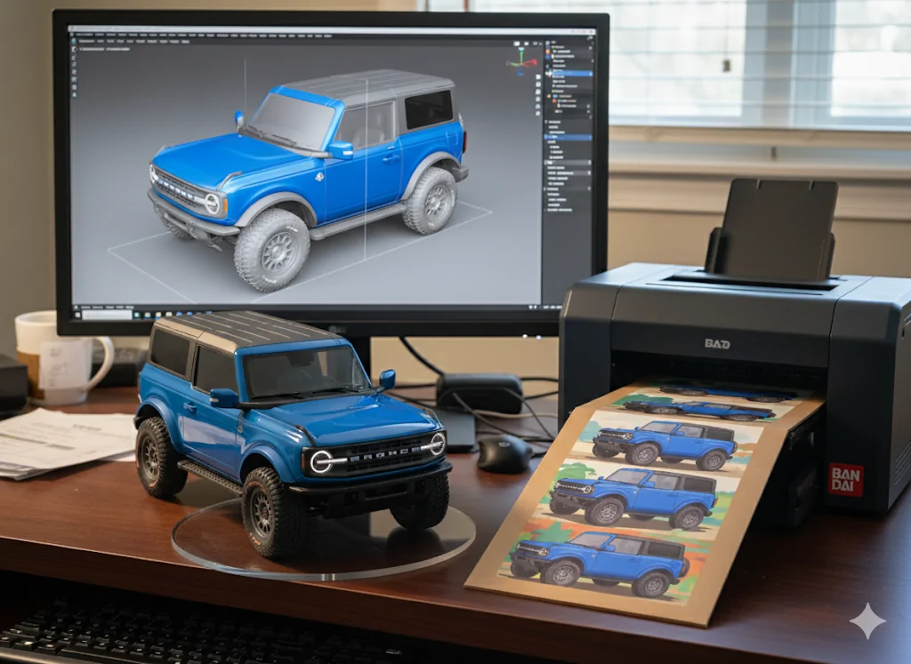 Ford Bronco Fun AI Images of Your Bronco - Try This and Post Yours! Luna Scale Model