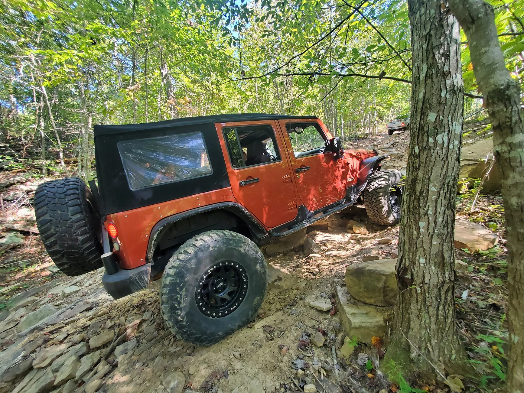 Ford Bronco Foster Falls, Coalmont OHV TN trip report, my 3z Baja Mickey Thompson MTs and broken axle woes. 20250913_095930
