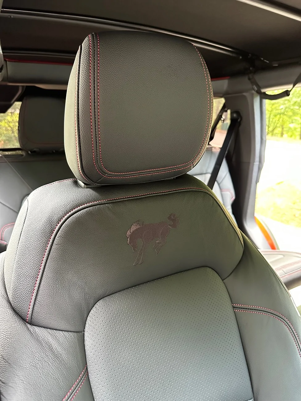 Ford Bronco Katzkin leather installed in my Base Bronco IMG_0478