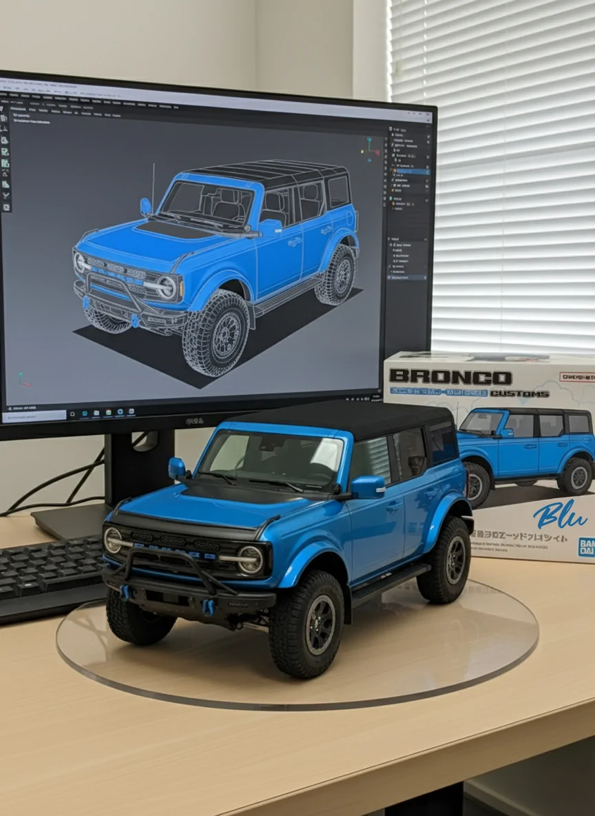 Ford Bronco Fun AI Images of Your Bronco - Try This and Post Yours! blu customs