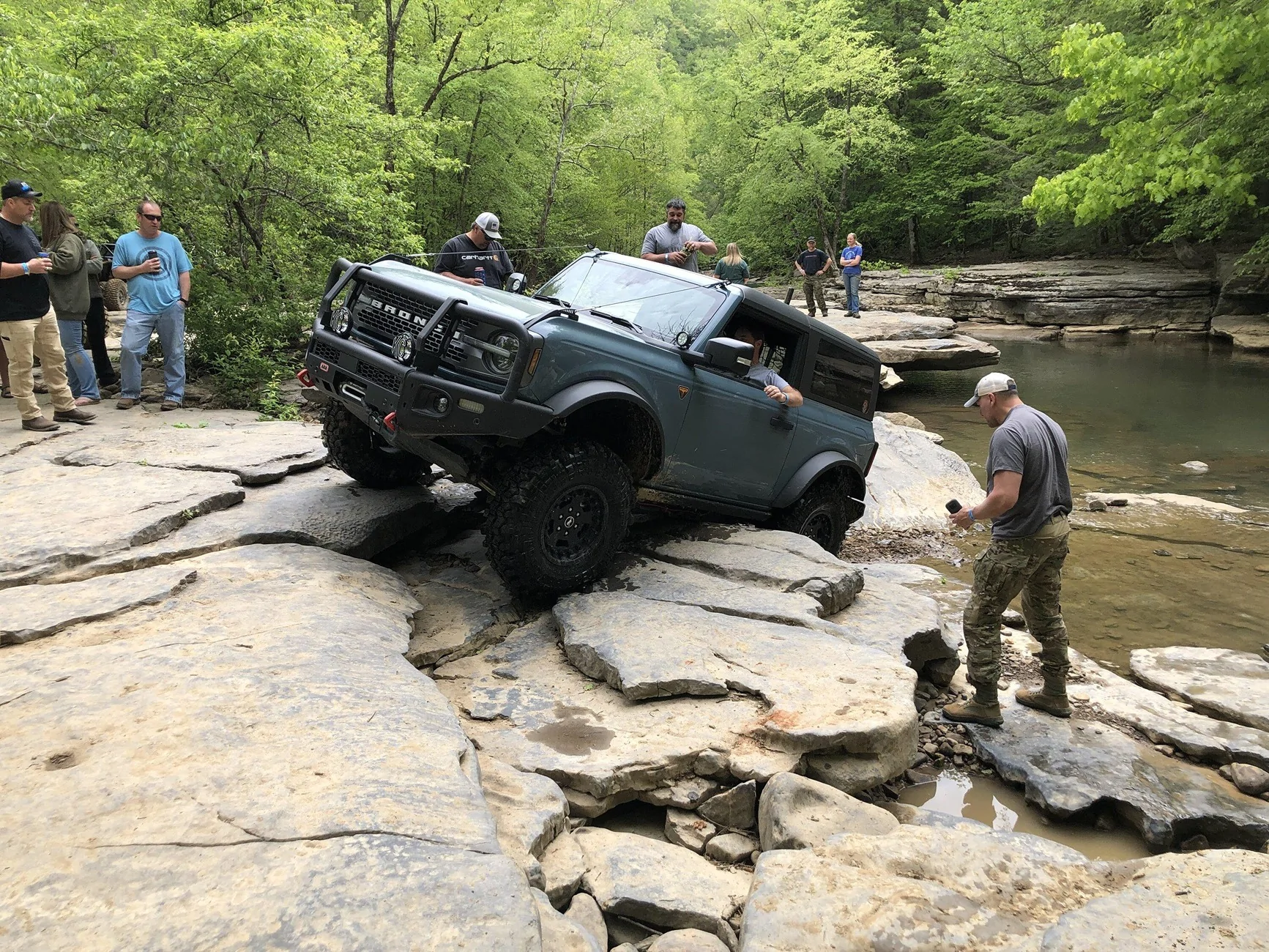 Ford Bronco Foster Falls, Coalmont OHV TN trip report, my 3z Baja Mickey Thompson MTs and broken axle woes. coalmont2